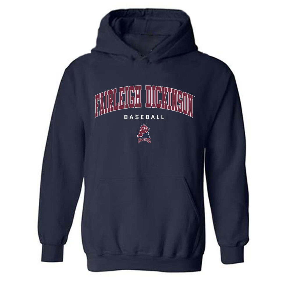 FDU - NCAA Baseball : Evan Sabo - Classic Shersey Hooded Sweatshirt-0