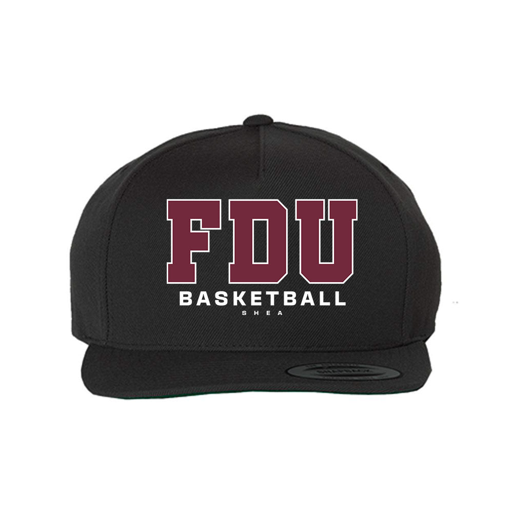 FDU - NCAA Men's Basketball : Aidan Shea - Snapback Hat-0