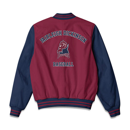 FDU Florham - NCAA Baseball : CJ Bates - Bomber Jacket-1