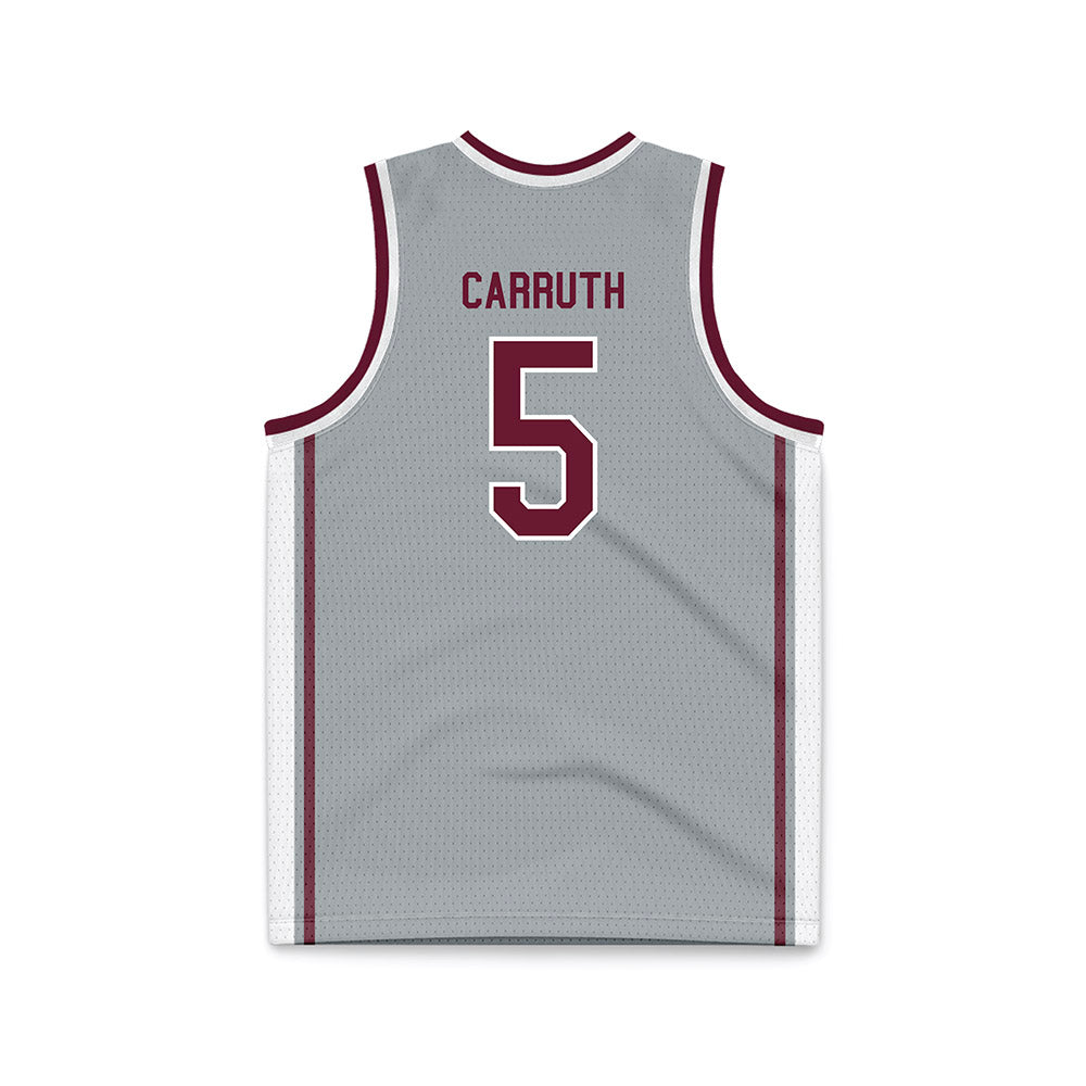 AAMU - NCAA Men's Basketball : Jalen Carruth - Basketball Jersey-1