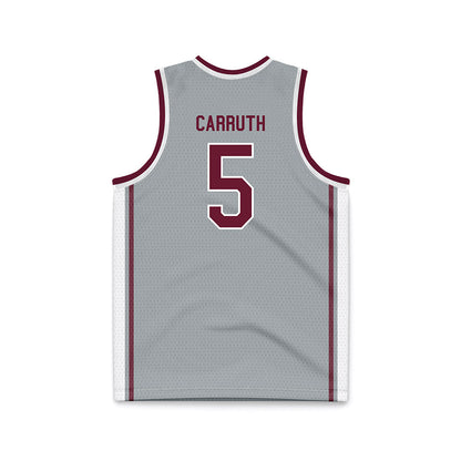AAMU - NCAA Men's Basketball : Jalen Carruth - Basketball Jersey-1