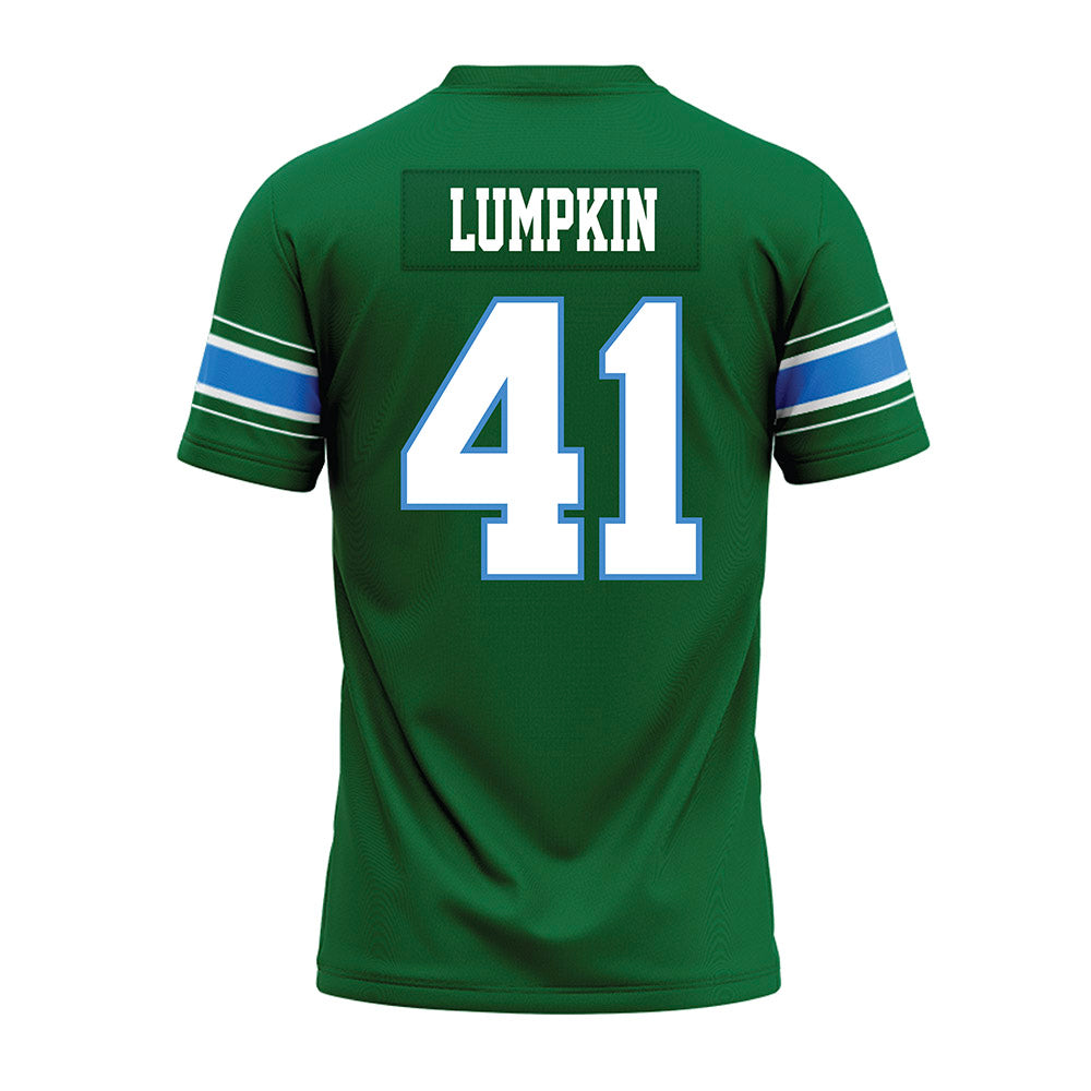 Tulane - NCAA Football : Chan Lumpkin - Green Premium Football Jersey-1