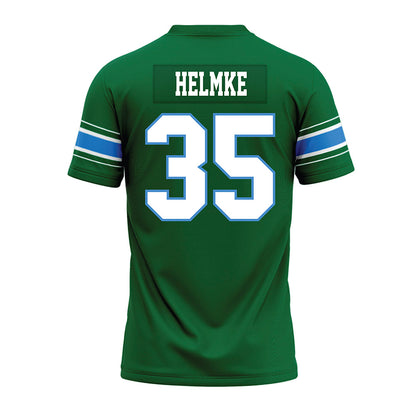 Tulane - NCAA Football : Cooper Helmke - Green Premium Football Jersey-1