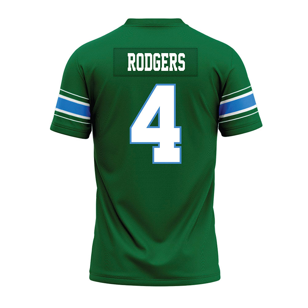 Tulane - NCAA Football : Chris Rodgers - Green Premium Football Jersey-1