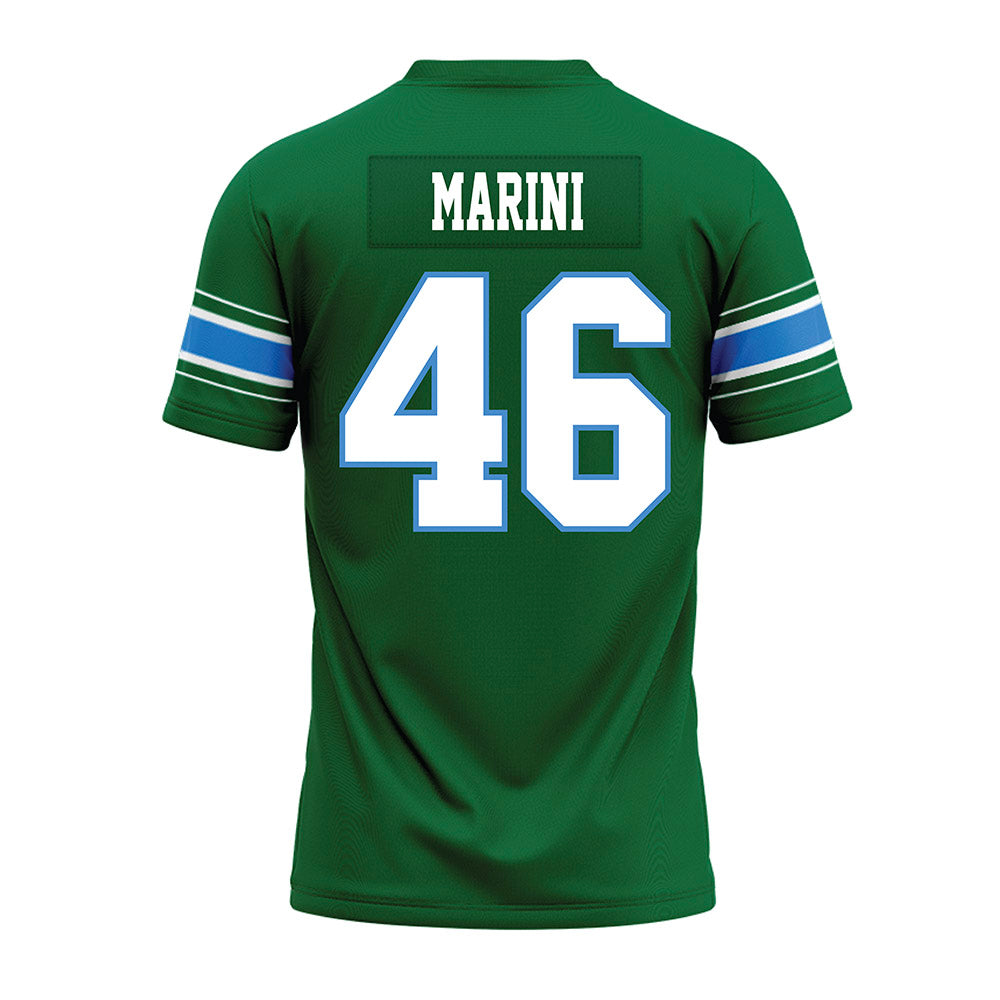Tulane - NCAA Football : Zach Marini - Green Premium Football Jersey-1