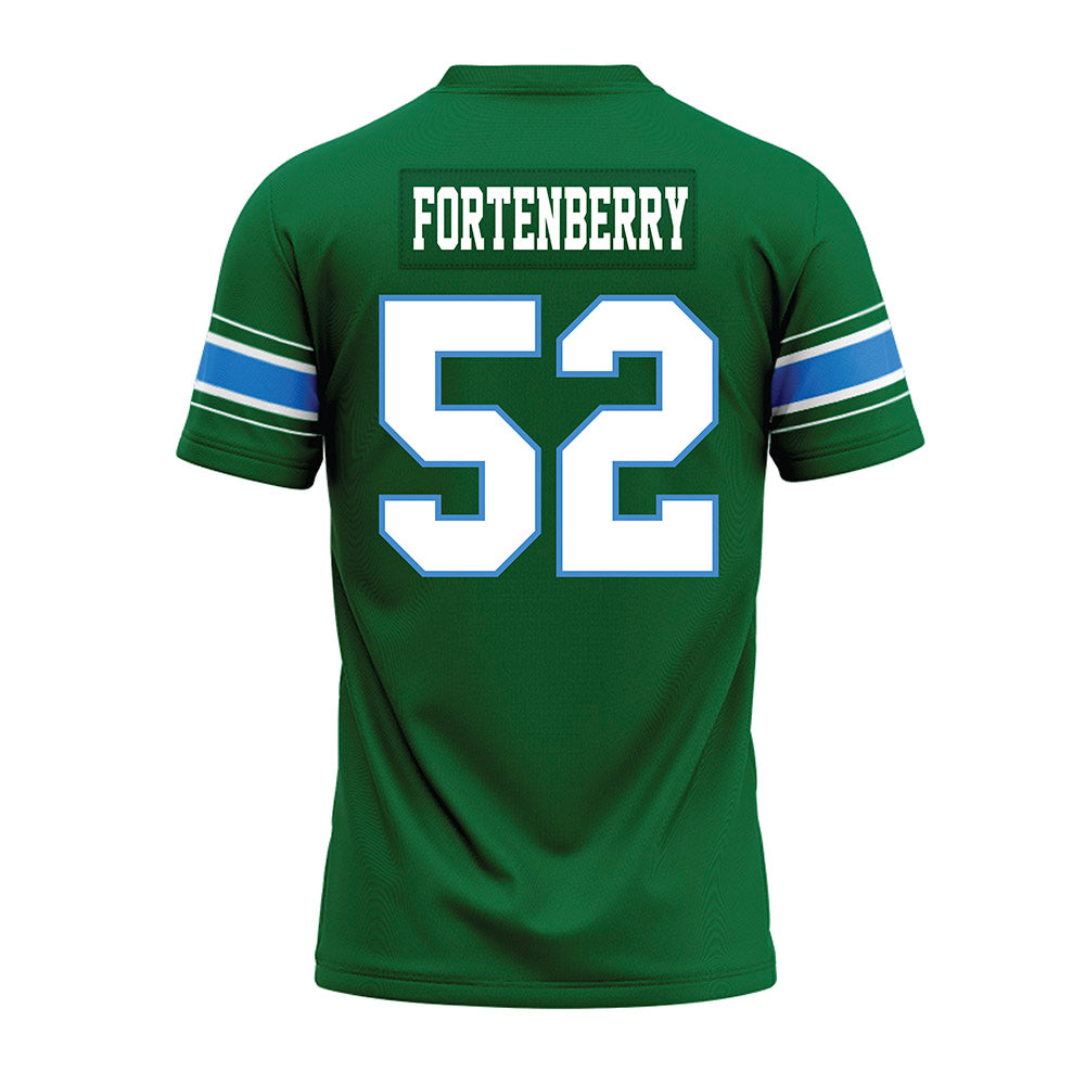 Tulane - NCAA Football : Tristen Fortenberry - Green Premium Football Jersey-1