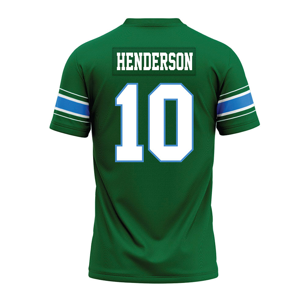Tulane - NCAA Football : Gerrod Henderson - Green Premium Football Jersey-1