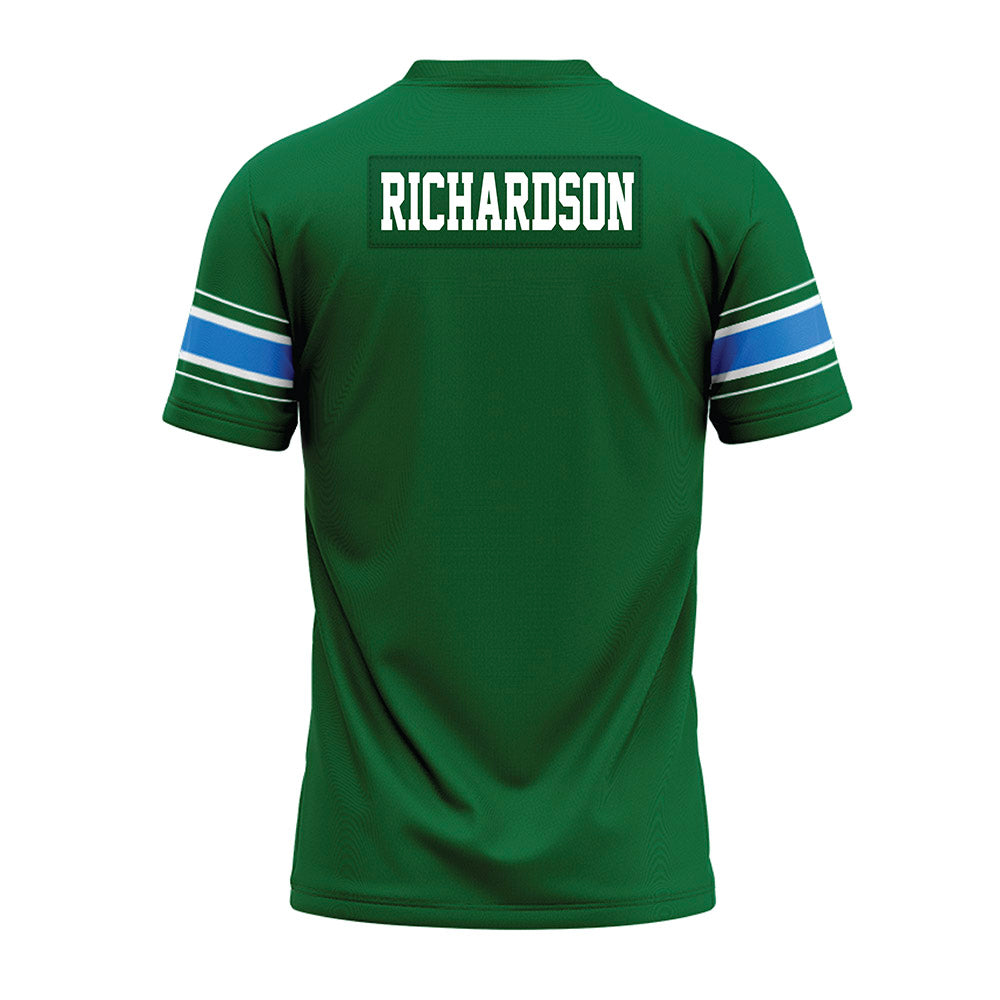 Tulane - NCAA Football : Bredell Richardson - Green Premium Football Jersey-1