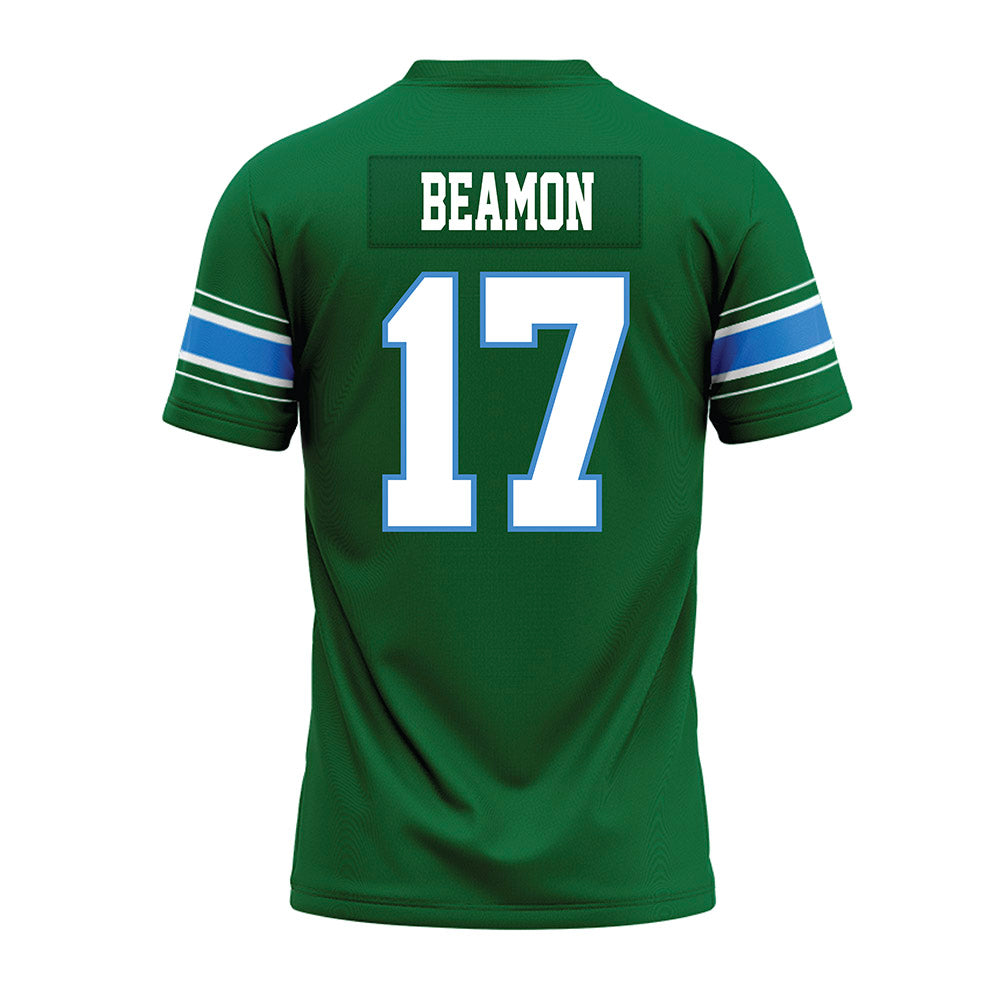 Tulane - NCAA Football : Jay beamon - Green Premium Football Jersey-1
