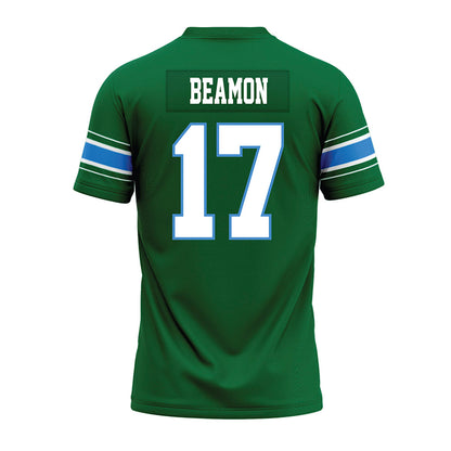 Tulane - NCAA Football : Jay beamon - Green Premium Football Jersey-1