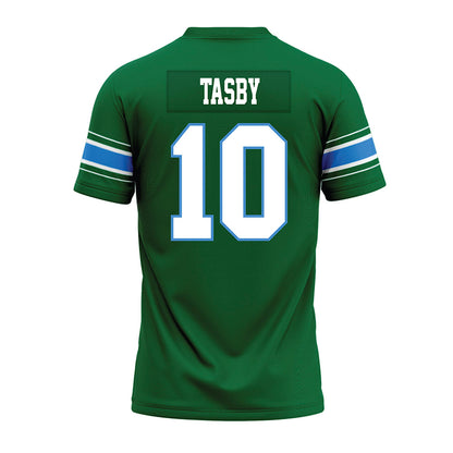 Tulane - NCAA Football : Kellen Tasby - Green Premium Football Jersey-1