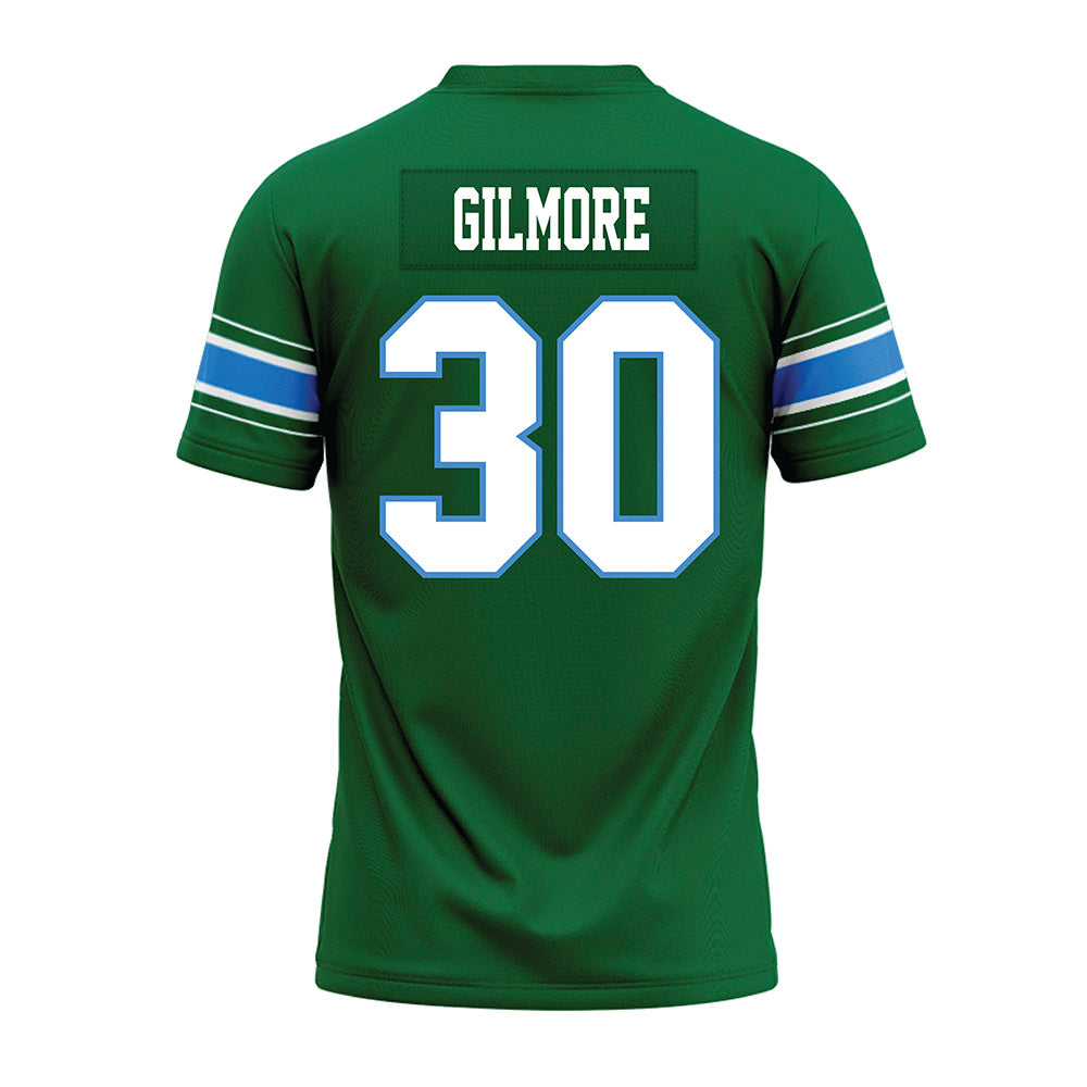 Tulane - NCAA Football : Syre Gilmore - Green Premium Football Jersey-1