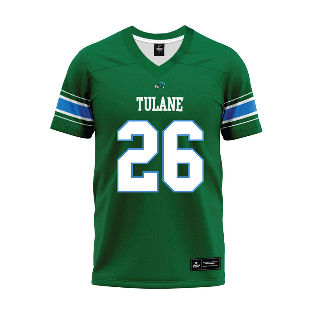 Tulane - NCAA Football : Dorion Jackson - Green Premium Football Jersey-0
