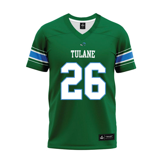 Tulane - NCAA Football : Dorion Jackson - Green Premium Football Jersey-0