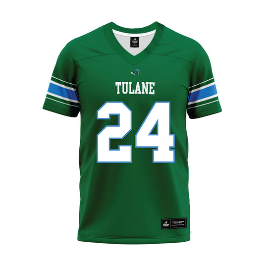 Tulane - NCAA Football : Jake Randle - Green Premium Football Jersey-0