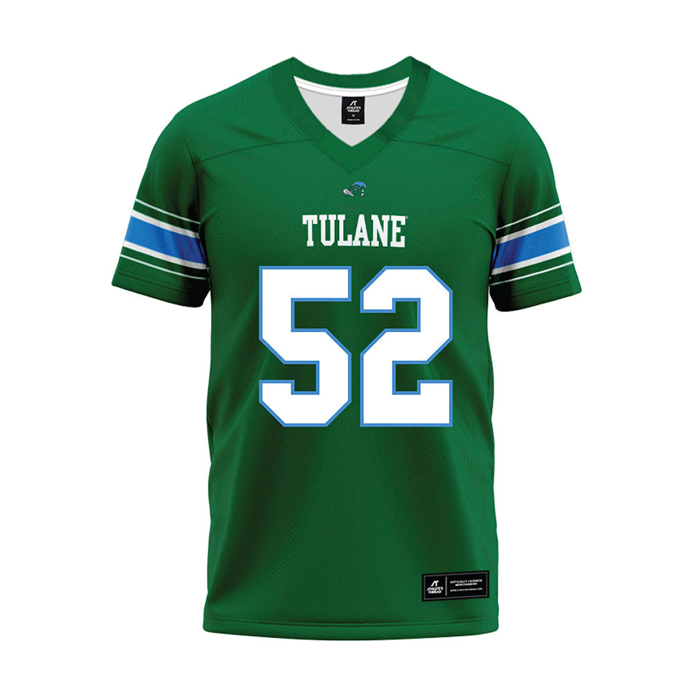 Tulane - NCAA Football : Tristen Fortenberry - Green Premium Football Jersey-0