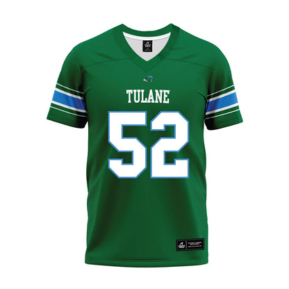 Tulane - NCAA Football : Tristen Fortenberry - Green Premium Football Jersey-0