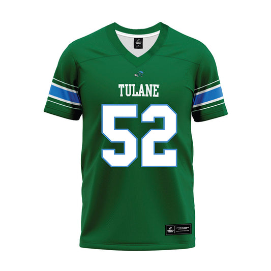 Tulane - NCAA Football : Tristen Fortenberry - Green Premium Football Jersey-0