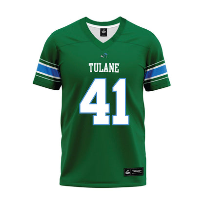 Tulane - NCAA Football : Chan Lumpkin - Green Premium Football Jersey-0