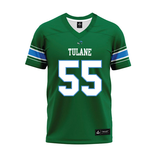 Tulane - NCAA Football : Dominic Steward - Green Premium Football Jersey-0
