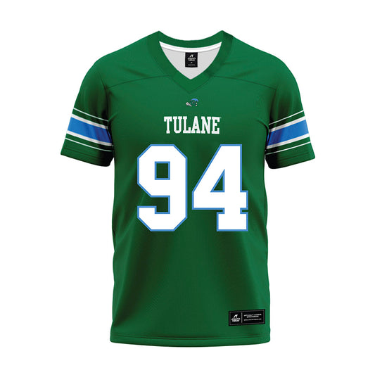 Tulane - NCAA Football : Derrick Shepard Jr - Green Premium Football Jersey-0