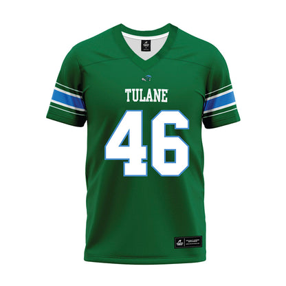 Tulane - NCAA Football : Zach Marini - Green Premium Football Jersey-0