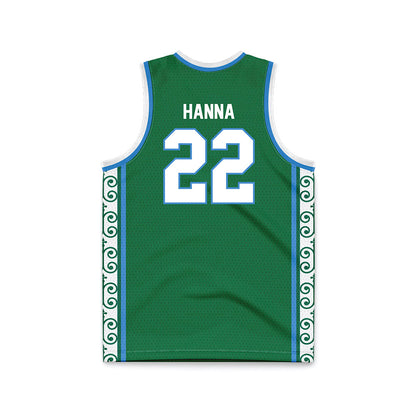 Tulane - NCAA Women's Basketball : Dyllan Hanna - Green Basketball Jersey-1