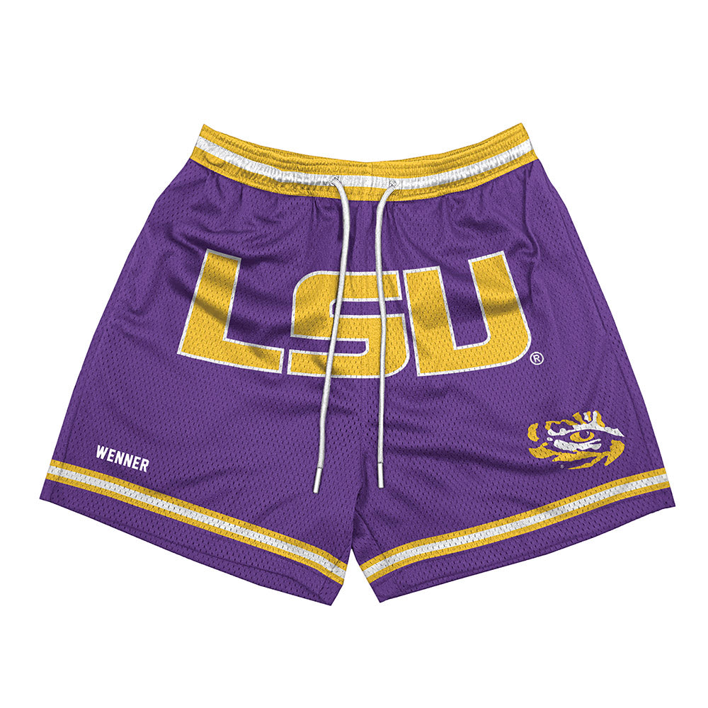 LSU - NCAA Women's Gymnastics : Elyse Wenner - Shorts-0