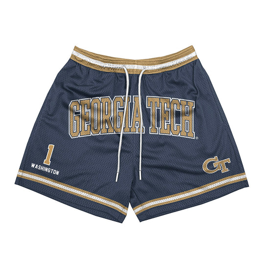 Georgia Tech - NCAA Men's Basketball : Lamar Washington - Shorts-0