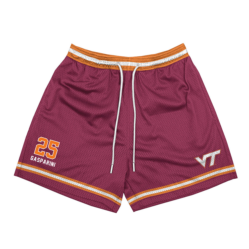 Virginia Tech - NCAA Women's Volleyball : Sara Gasparini - Shorts-0