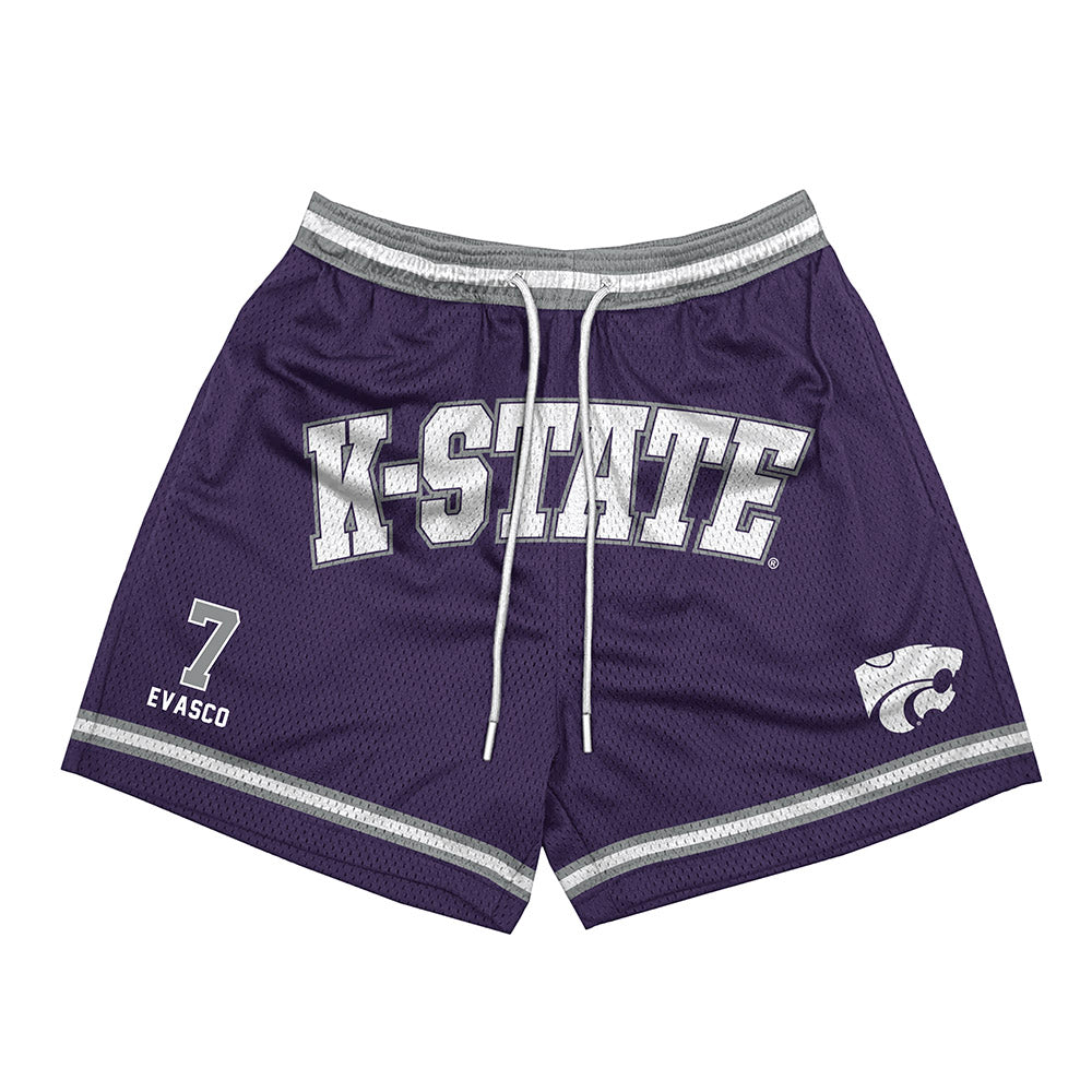 Kansas State - NCAA Baseball : Aj Evasco - Shorts-0