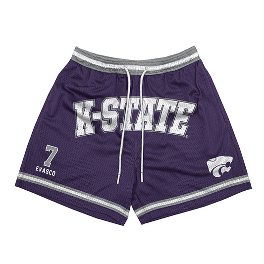 Kansas State - NCAA Baseball : Aj Evasco - Shorts-0