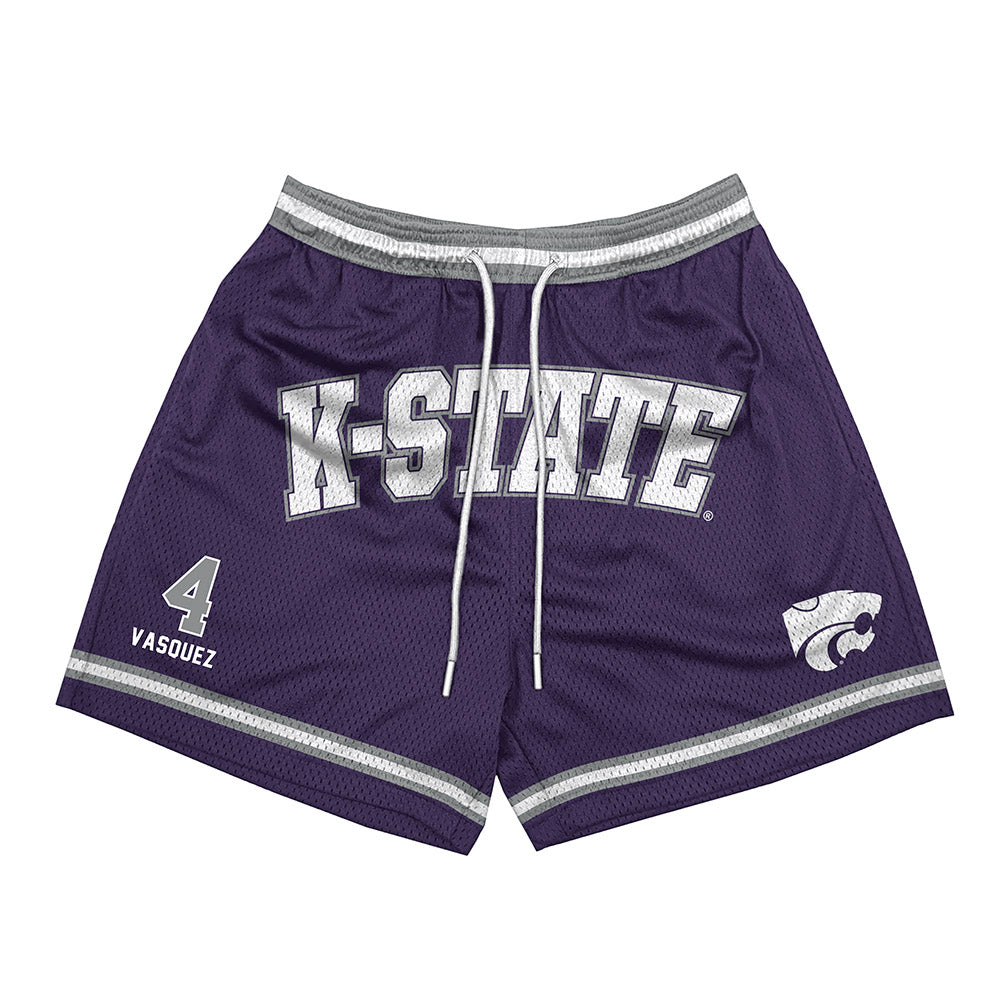 Kansas State - NCAA Baseball : Carlos Vasquez - Shorts-0