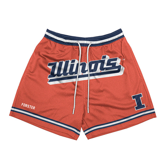 Illinois - NCAA Football : John Forster - Shorts-0