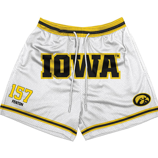 Iowa - NCAA Men's Wrestling : Isaiah Fenton - Shorts-0