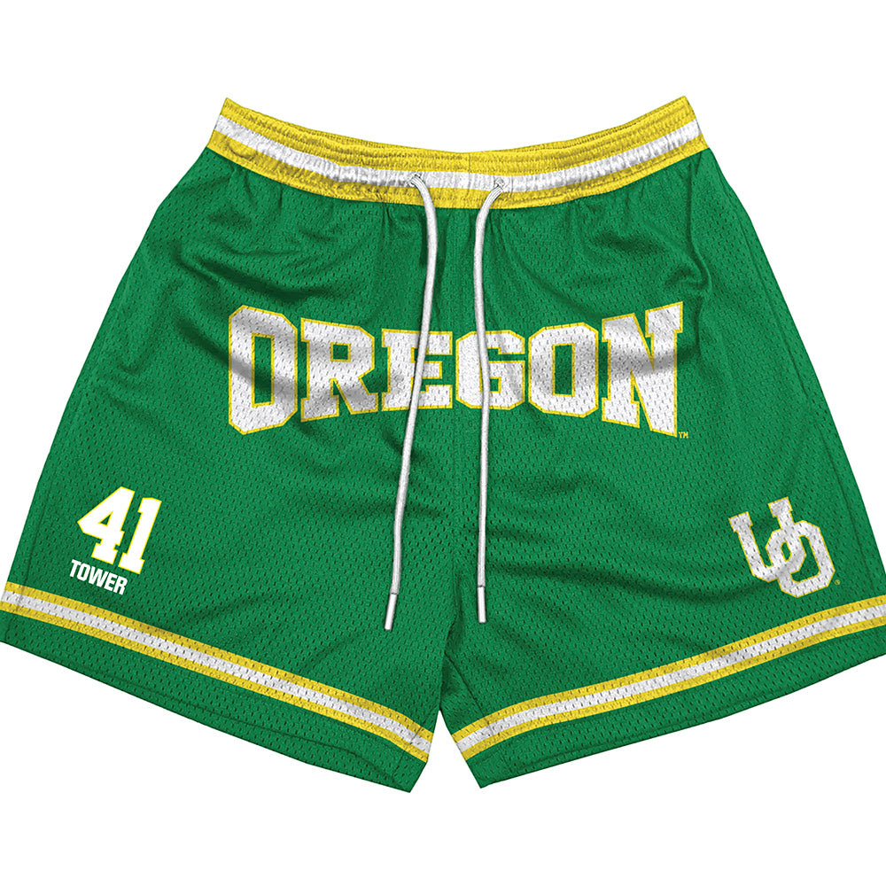 Oregon - NCAA Acrobatics & Tumbling : Mailee Tower - Shorts-0