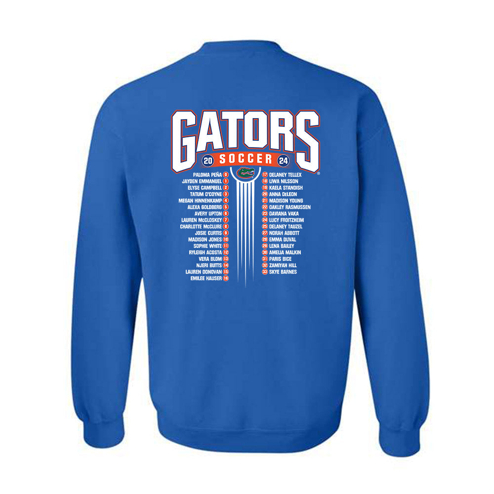 Florida - NCAA Women's Soccer : - Roster Crewneck Sweatshirt