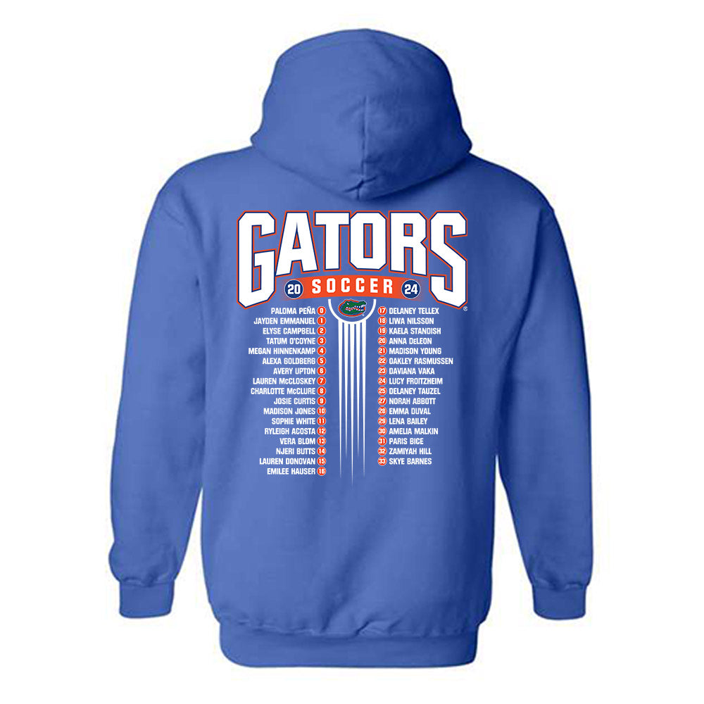Florida - NCAA Women's Soccer : - Roster Hooded Sweatshirt