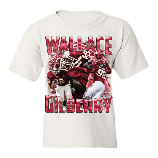 Alabama - Football Alumni : Wallace Gilberry - Player Collage Youth T-Shirt