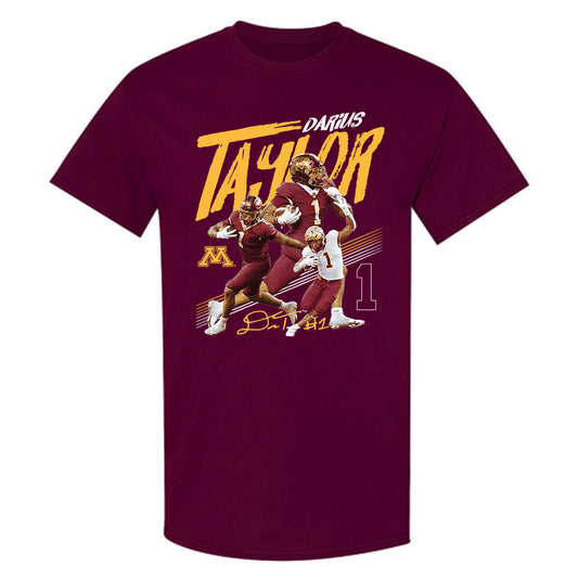 Minnesota - NCAA Football : Darius Taylor - Player Collage T-Shirt