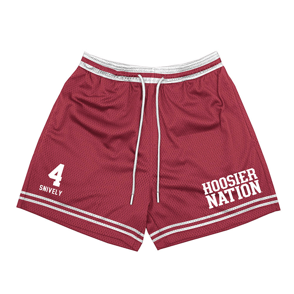Indiana - NCAA Men's Basketball : Drew Snively - Shorts-0