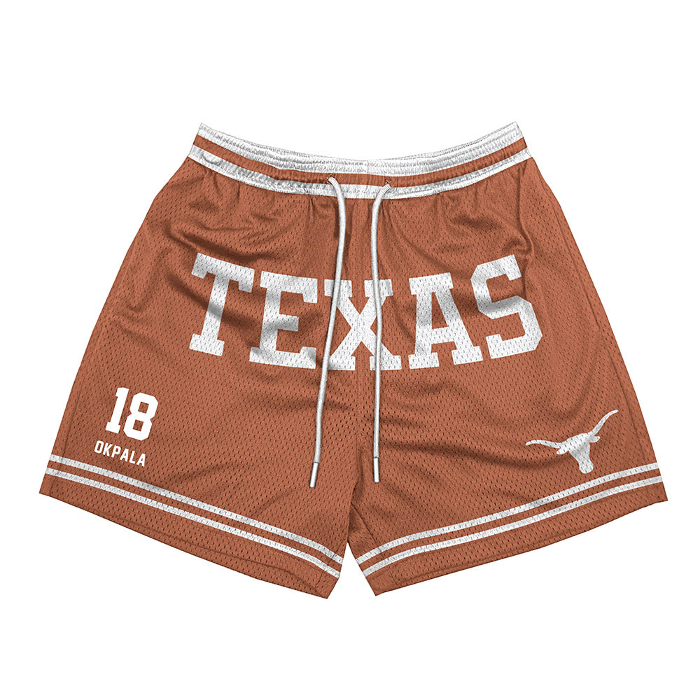 Texas - NCAA Football : Kosi Okpala - Orange Shorts-0