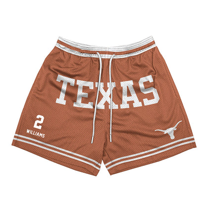 Texas - NCAA Football : Derek Williams - Orange Shorts-0