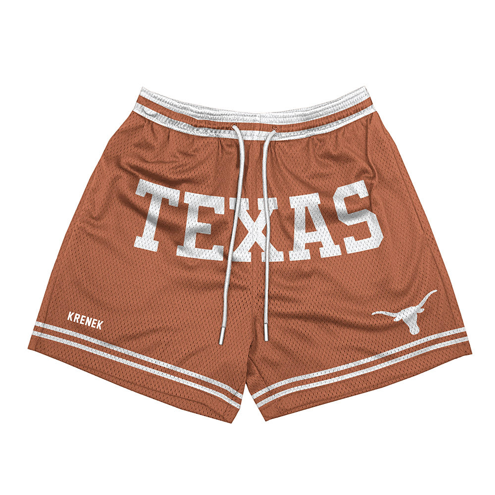 Texas - NCAA Baseball : Bryce Krenek - Orange Shorts-0