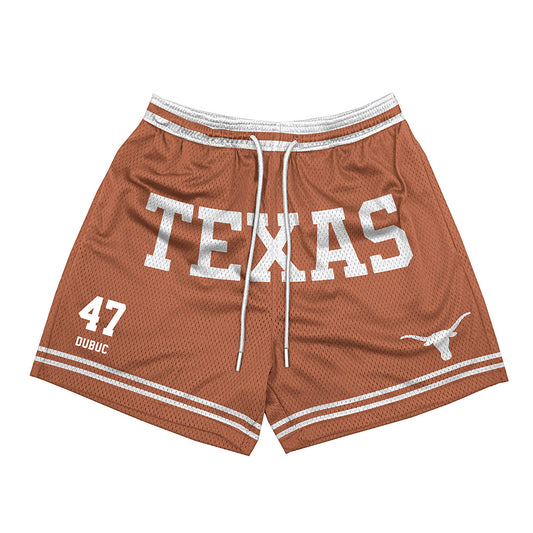 Texas - NCAA Football : Trey Dubuc - Orange Shorts-0