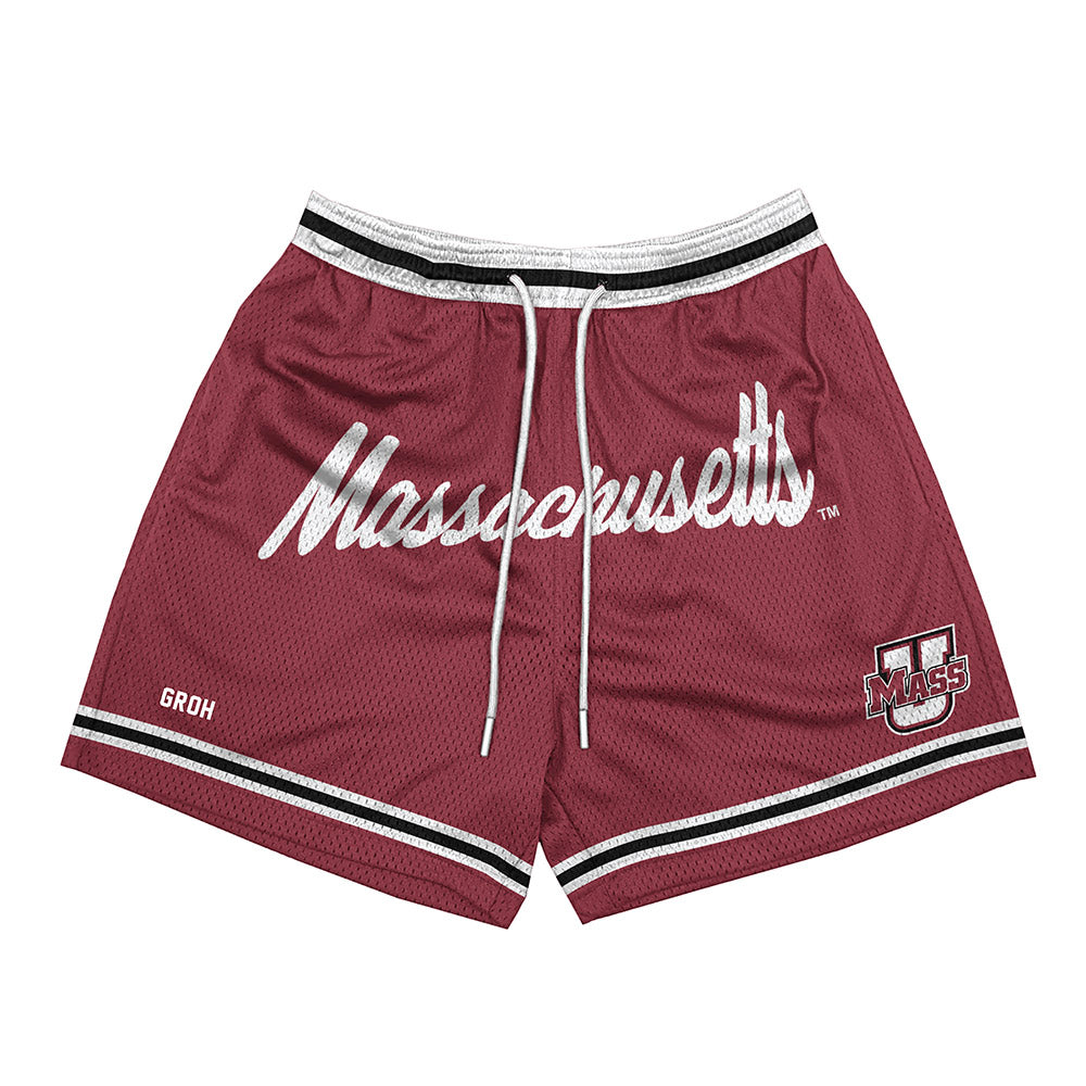 UMass - NCAA Men's Swimming & Diving : Bode Groh - Shorts-0