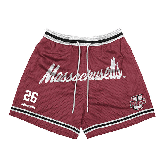 UMass - NCAA Men's Lacrosse : Dylan Johnson - Shorts-0