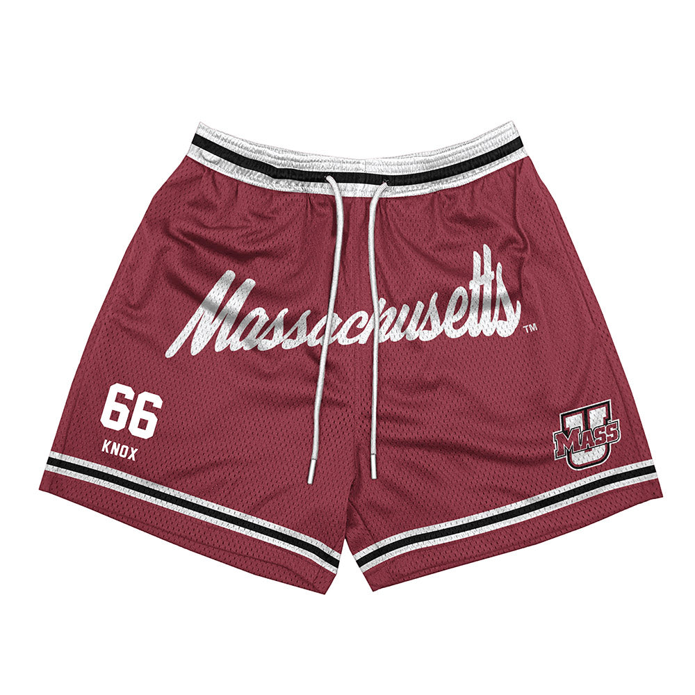 UMass - NCAA Football : Greg Knox - Shorts-0