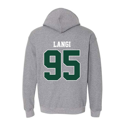 Portland State - NCAA Football : Siaosi Langi - Classic Shersey Hooded Sweatshirt-1