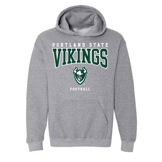 Portland State - NCAA Football : Cole Wilson - Classic Shersey Hooded Sweatshirt-0